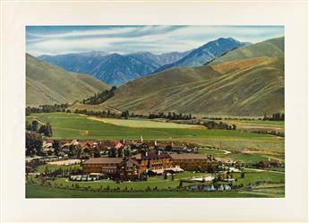 DESIGNER UNKNOWN.  SUN VALLEY IDAHO / UNION PACIFIC RAILROAD. Two posters. Circa 1940. 26x36 inches, 66x91½ cm.